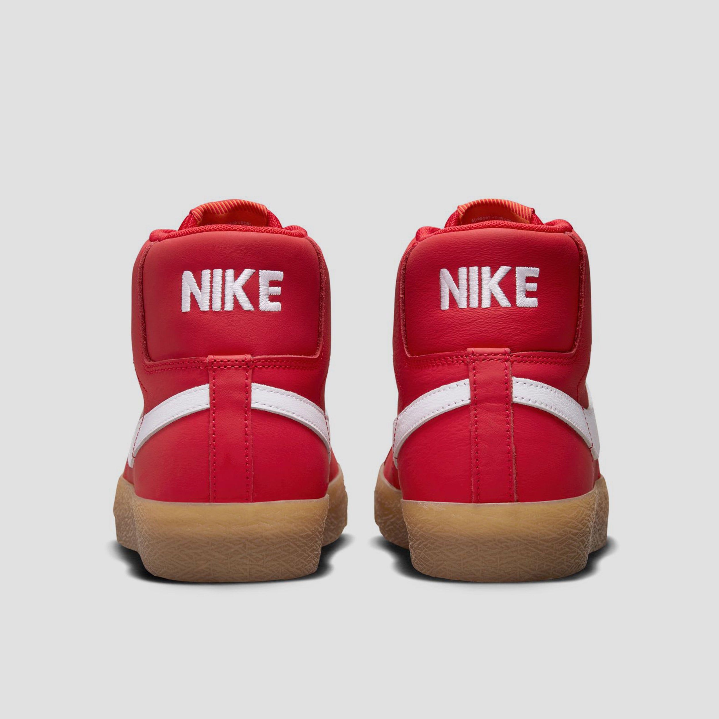 Nike SB Zoom Blazer Mid Skate Shoes University Red / White / White