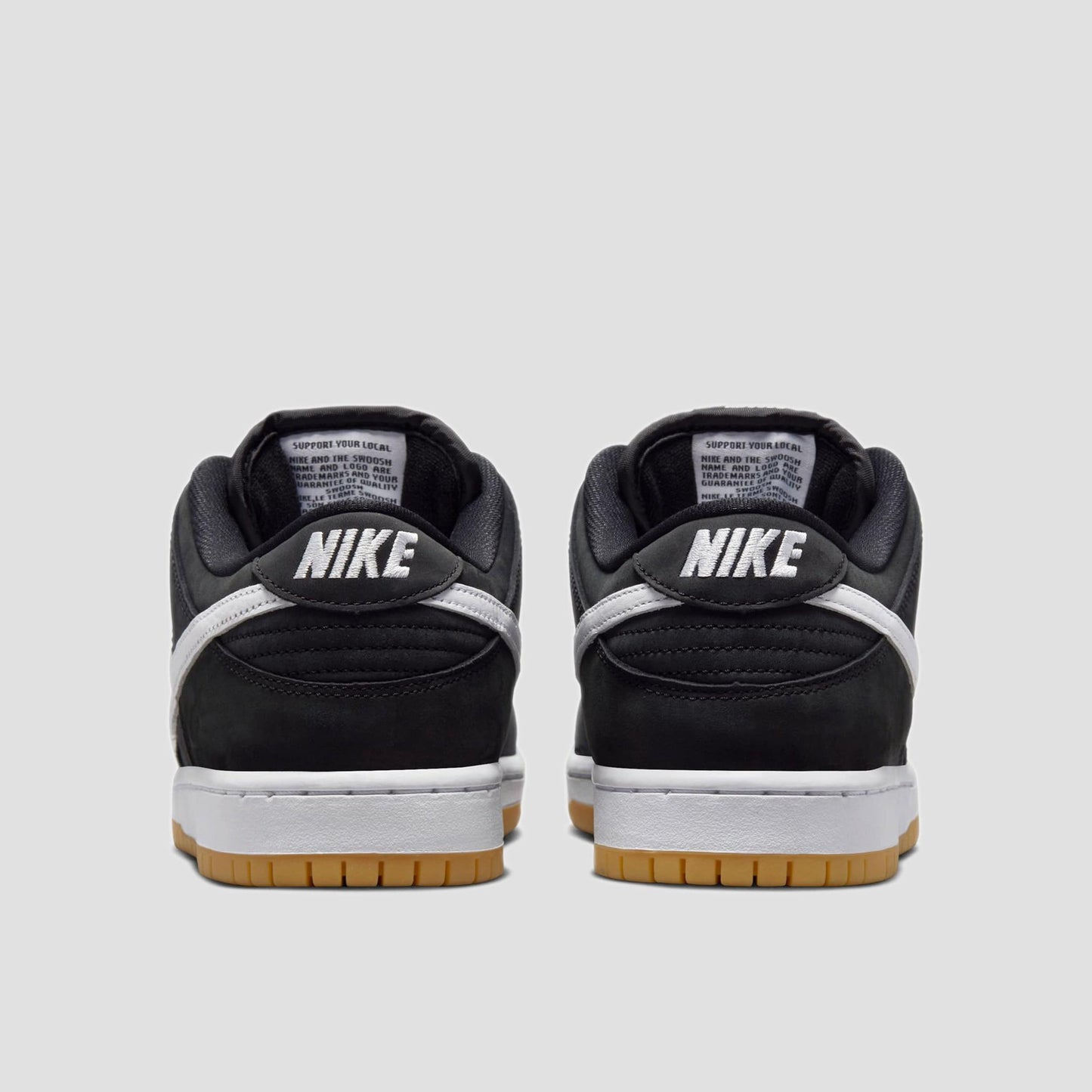 Nike SB Dunk Low Pro Skate Shoes Black / White / Gum