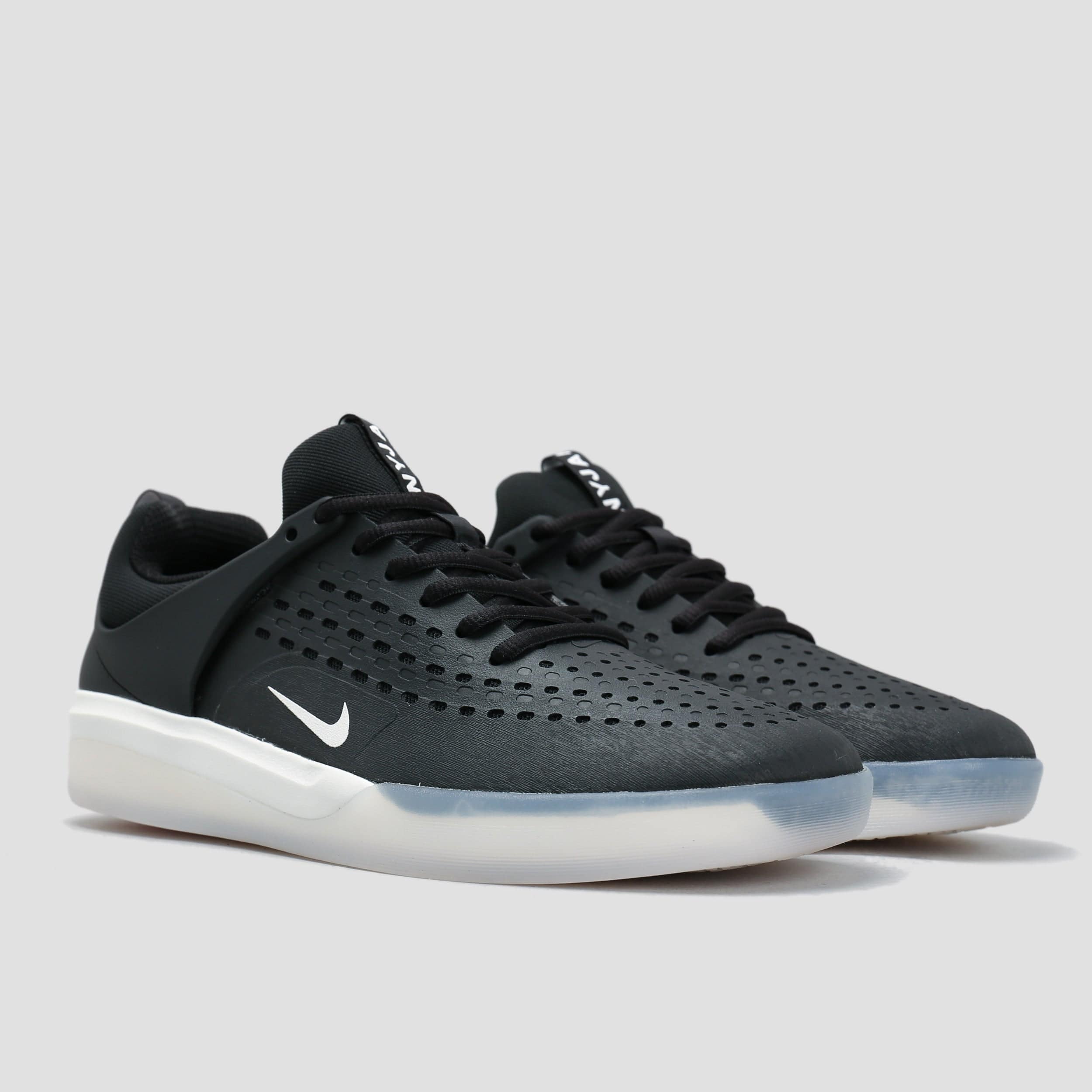 Nike SB Nyjah 3 Shoes Black / White - Black - Summit White