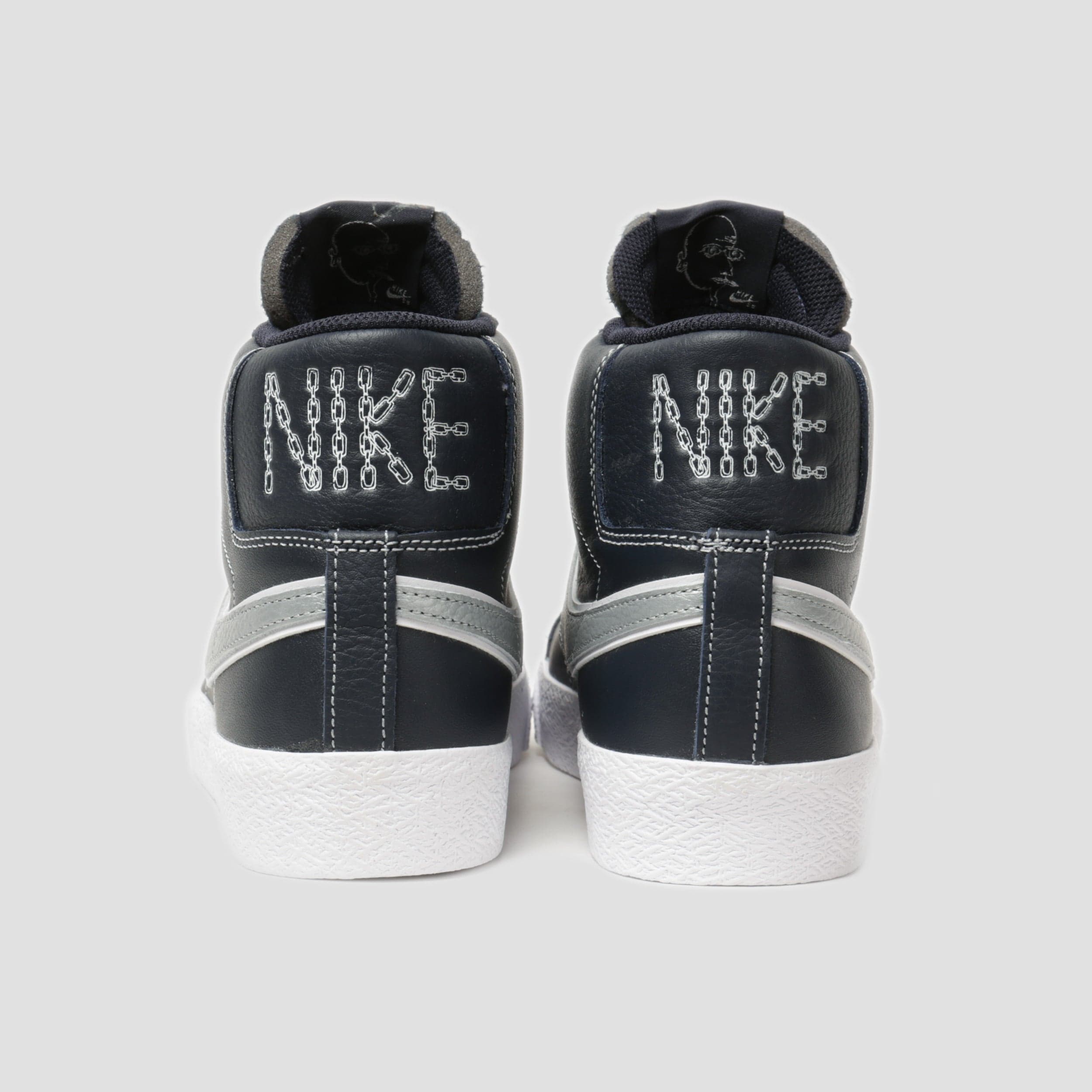 Nike SB Zoom Blazer Mid MS QS Blackened Blue / Wolf Grey