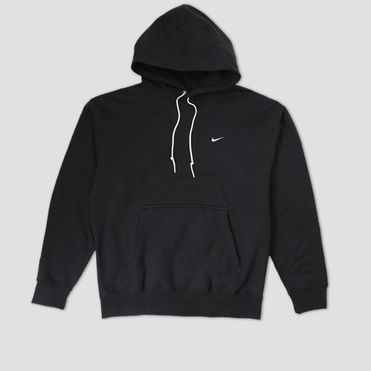 Nike Solo Swoosh Fleece Hood Black / White