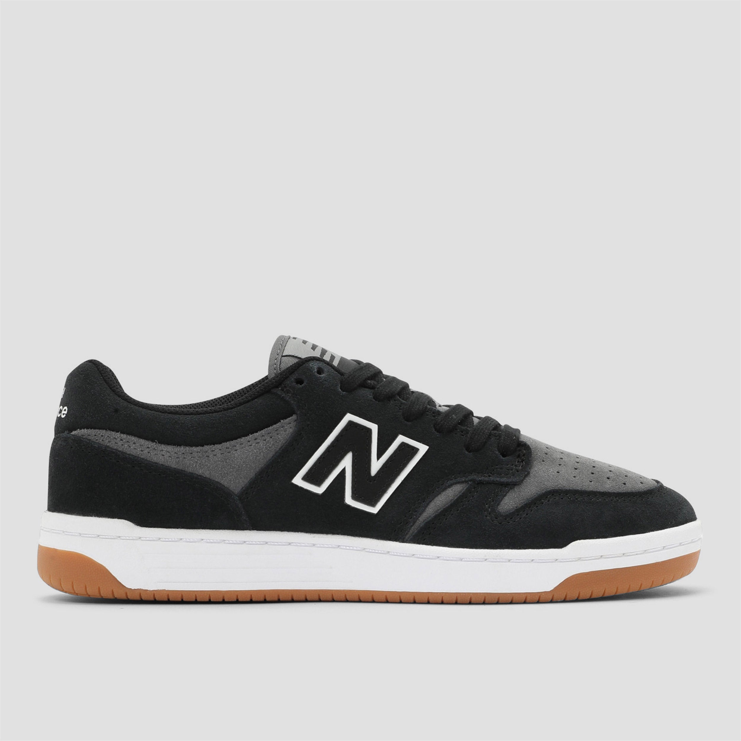 New Balance 480 Skate Shoes Black / White / Gum