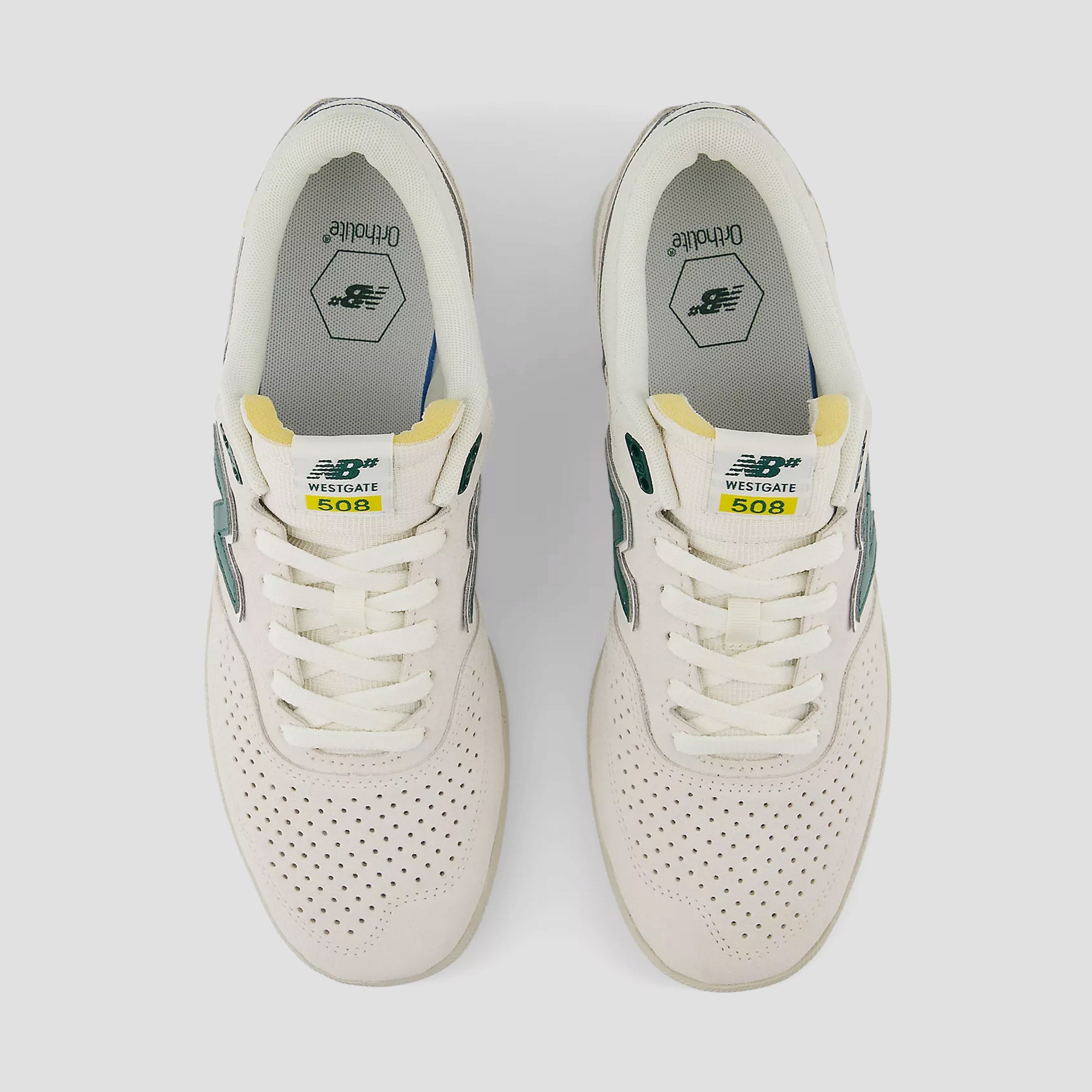 New Balance Numeric Westgate 508 Skate Shoes Sea Salt / Forest Green
