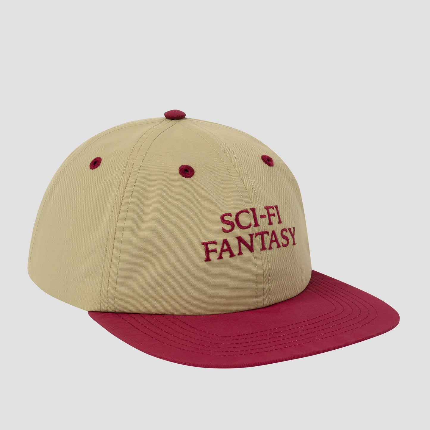 Sci-Fi Fantasy Nylon Logo Cap Natural