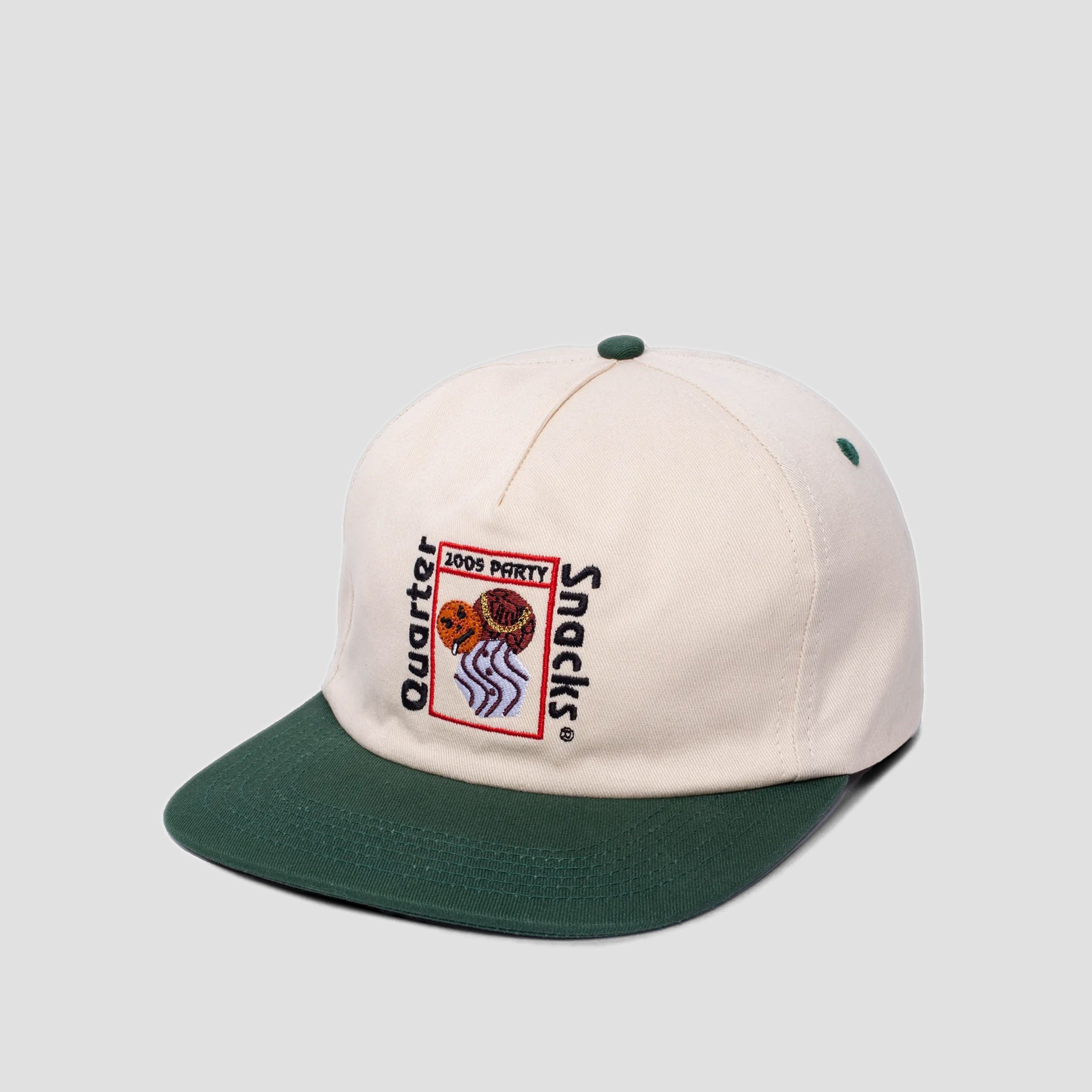 Quartersnacks Party Cap Cream / Green
