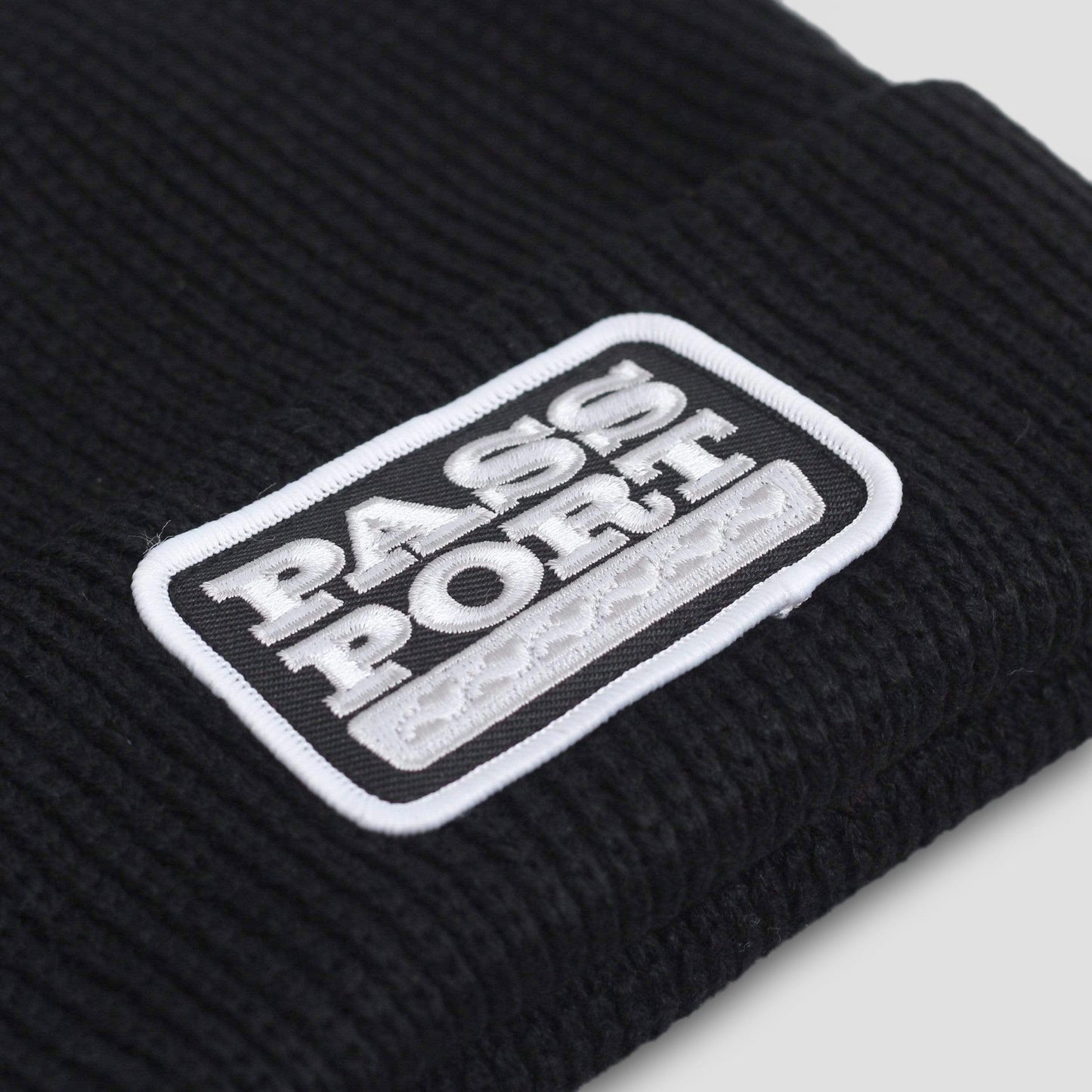 Passport Auto Patch Beanie Black