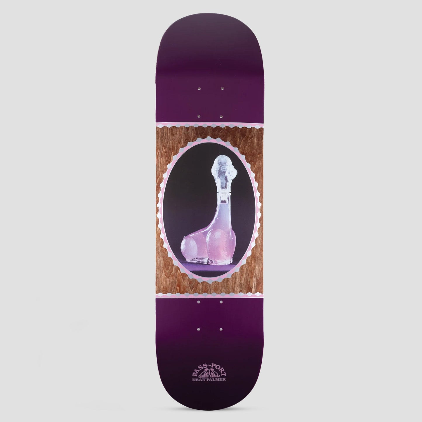 Passport 8.25 Glass Vessel Pro Series Dean Poodle Skateboard Deck Purple