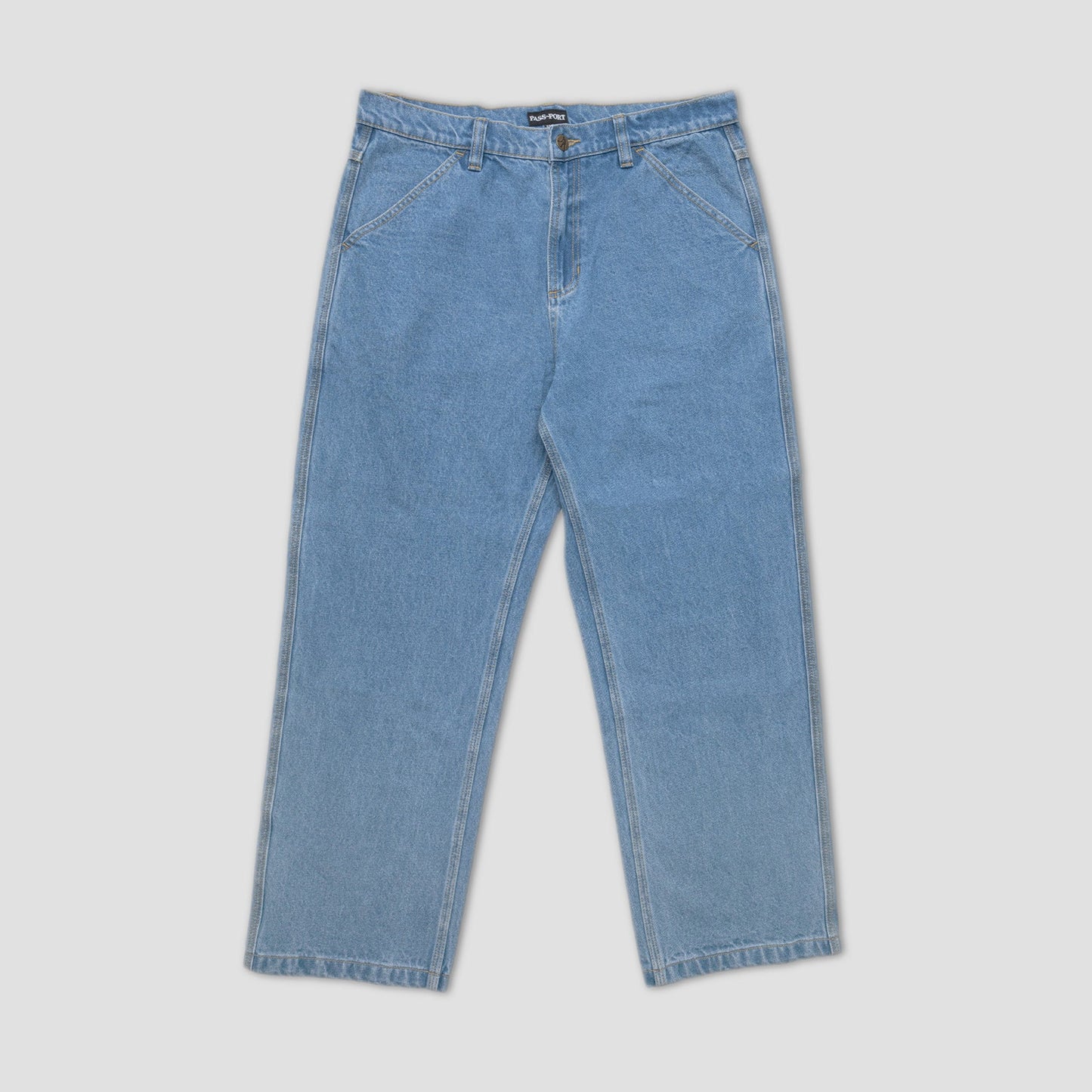 Passport Workers Club Jeans Washed Light Indigo