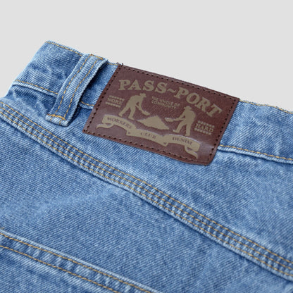 Passport Workers Club Jeans Washed Light Indigo