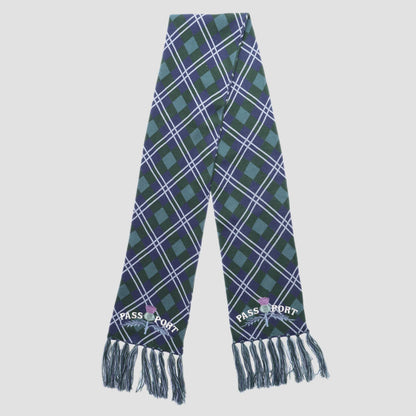 Passport Thistle Scarf Green Tartan