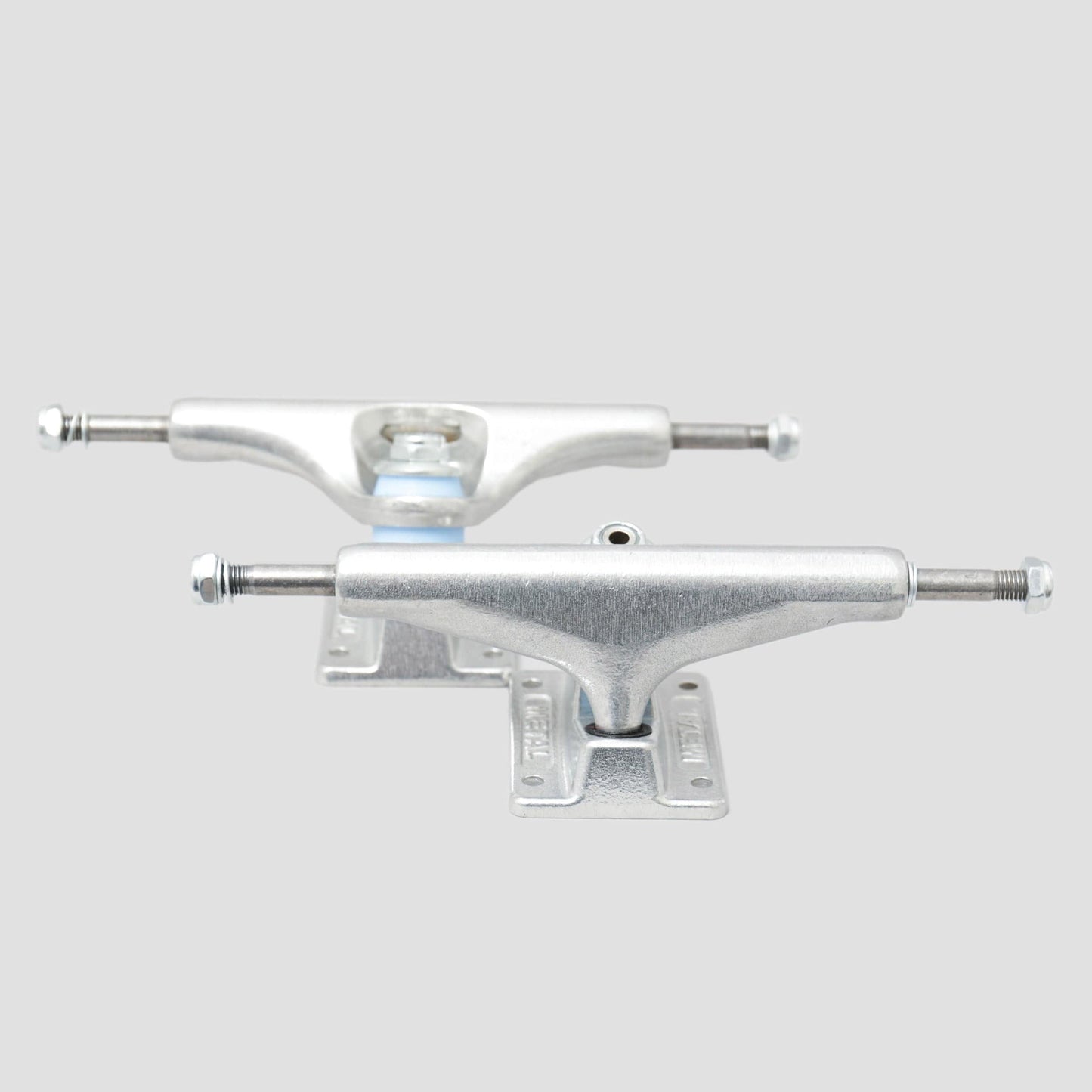 Picture 5.5 Metal Hollow Custom Silver OG Skateboard Trucks (Pair)