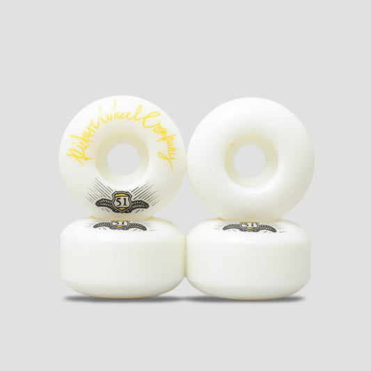 Picture 51mm POP Skateboard Wheels Yellow