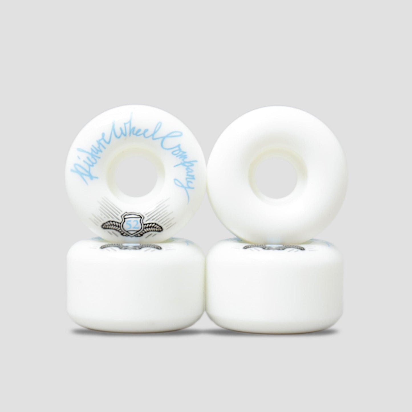 Picture 52mm POP Skateboard Wheels Baby Blue