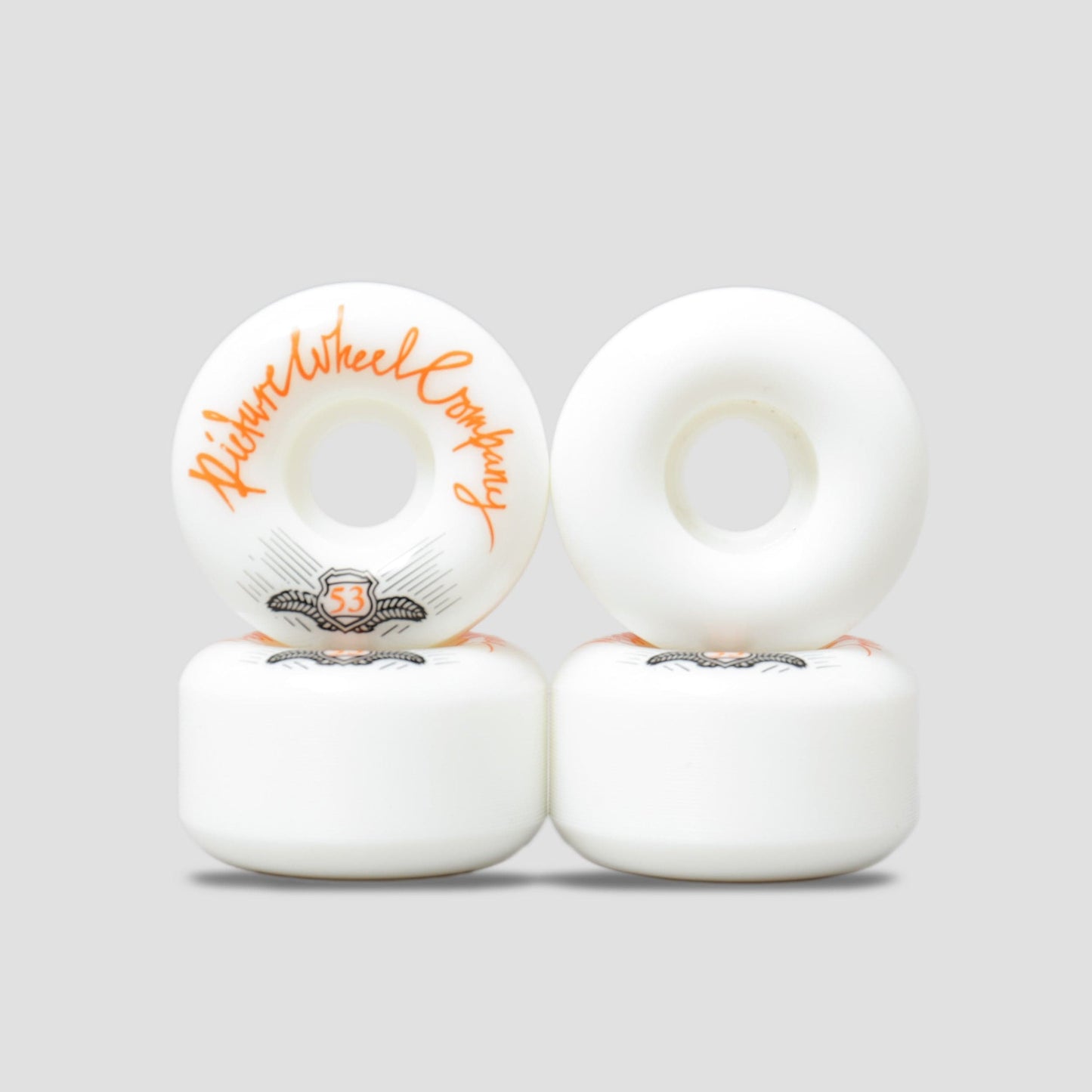 Picture 53mm POP Skateboard Wheels Tangerine