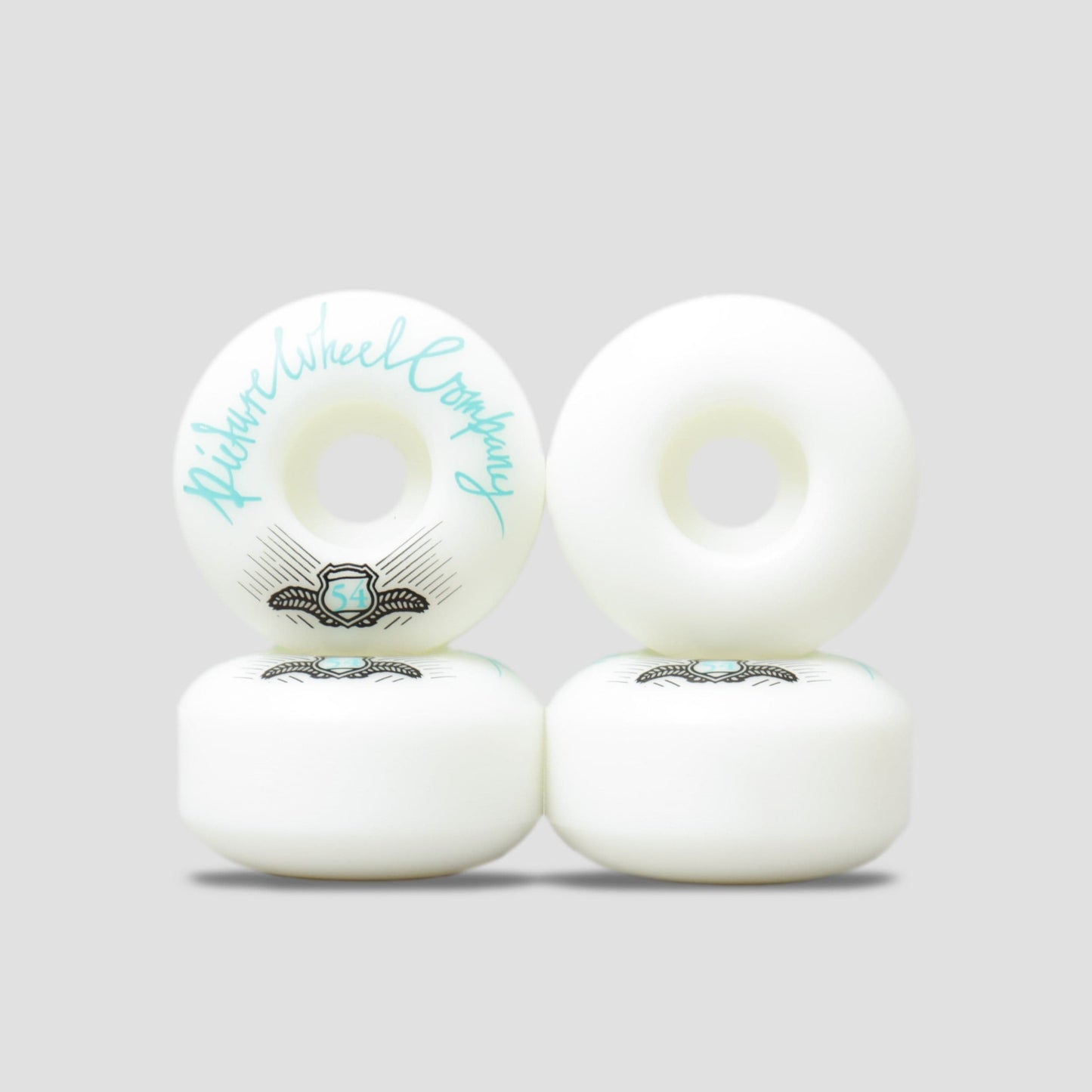 Picture 54mm POP Skateboard Wheels Teal