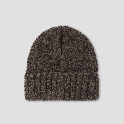 Polar Fluffy Beanie Brown Melange