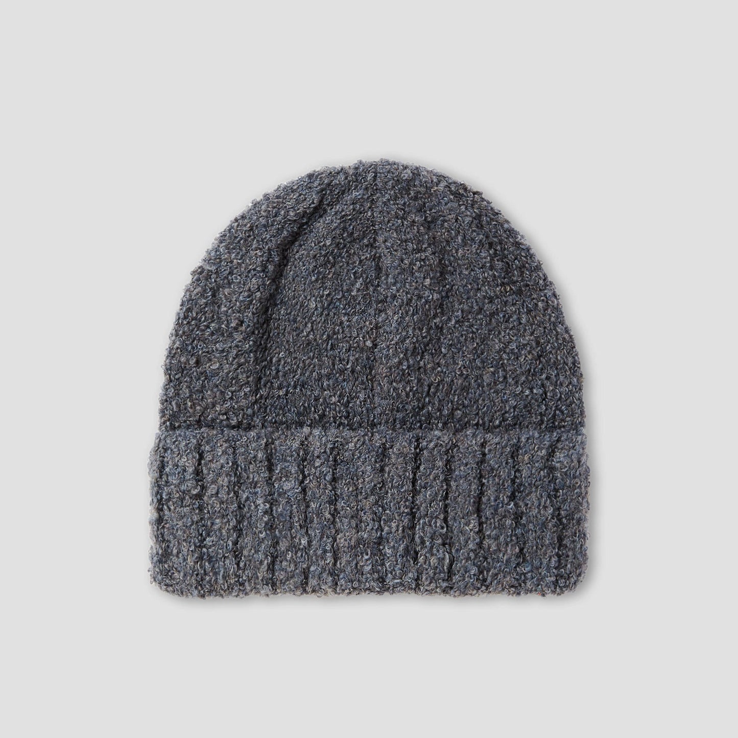 Polar Fluffy Beanie Grey Blue