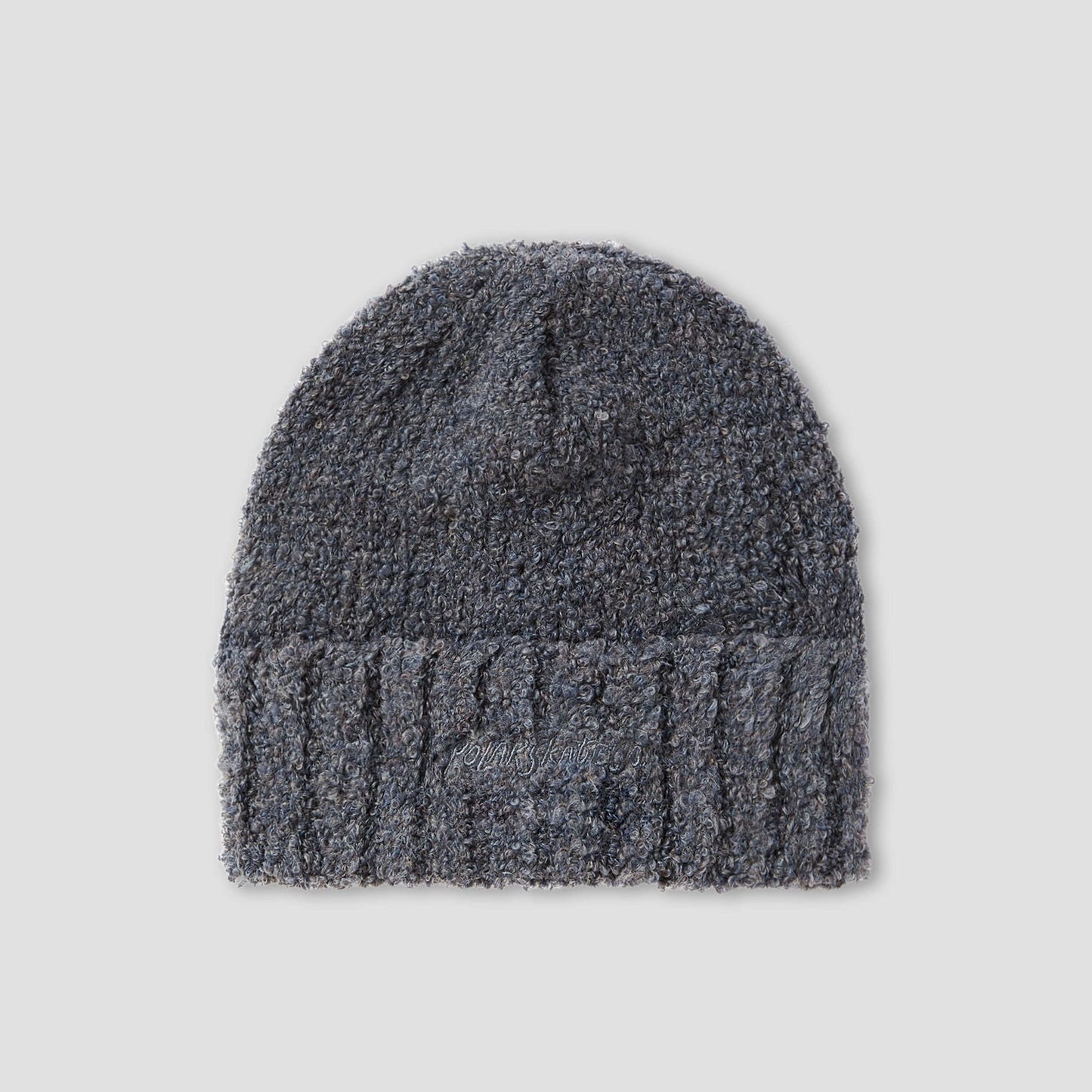 Polar Fluffy Beanie Grey Blue