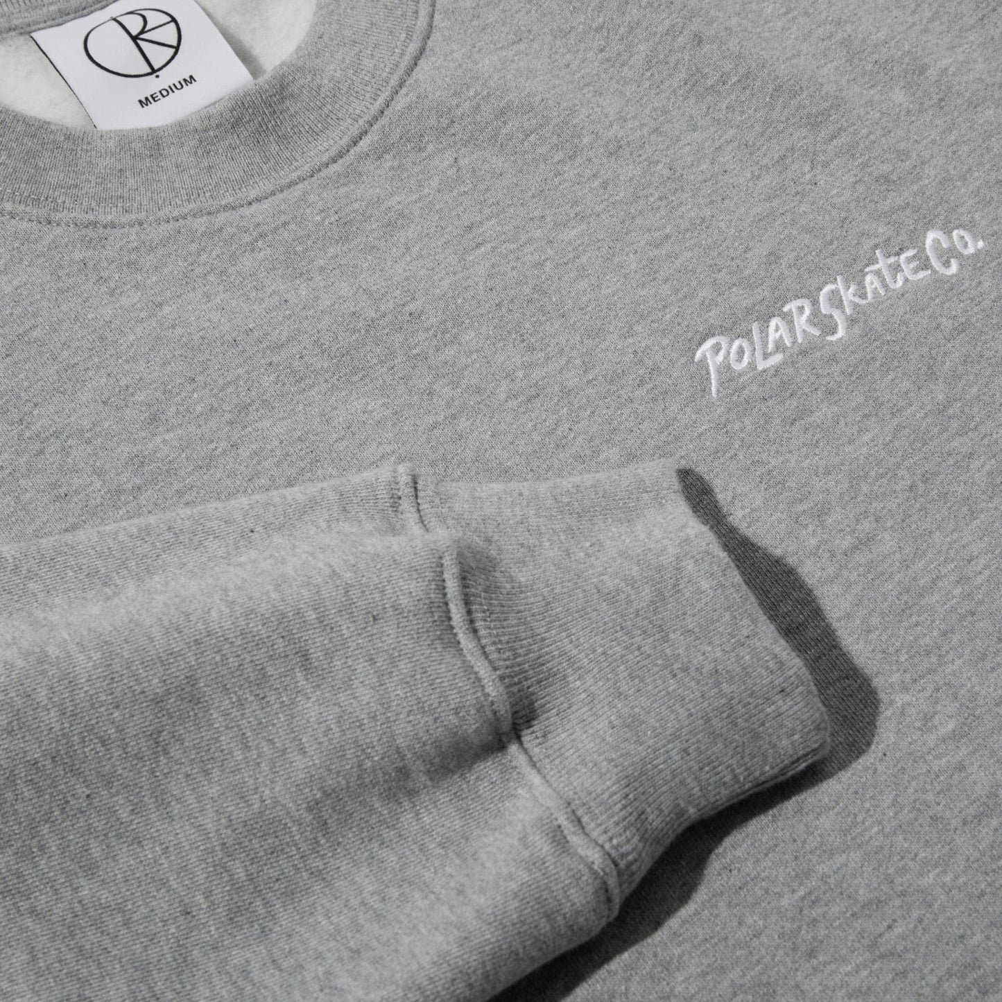 Polar Surf Logo Crewneck Heather Grey