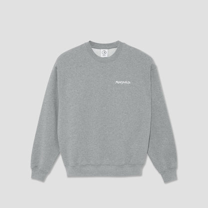 Polar Surf Logo Crewneck Heather Grey