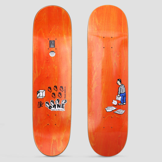 Polar 8.125 Dane Brady News Paper Skateboard Deck