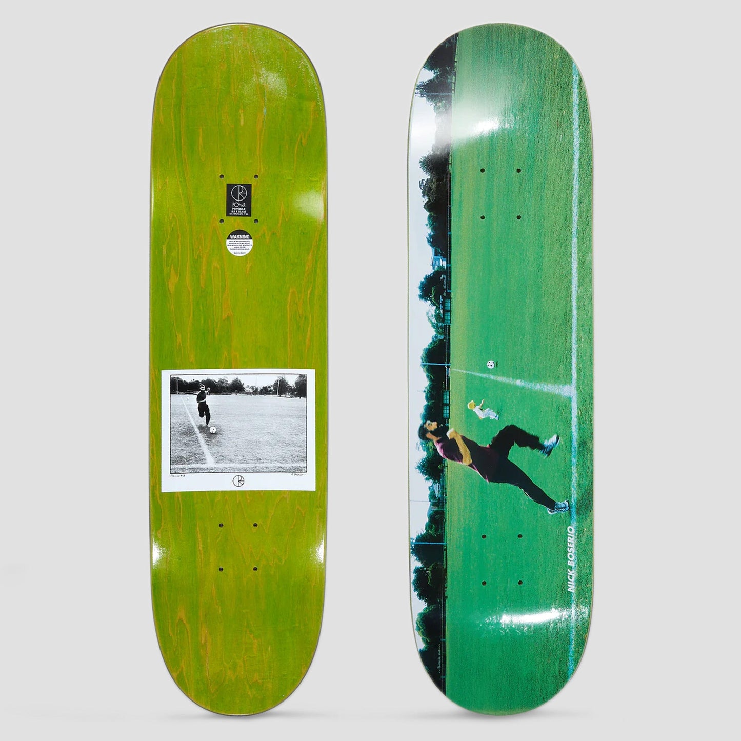 Polar 8.25 Nick Boserio Cleo Run Skateboard Deck Green