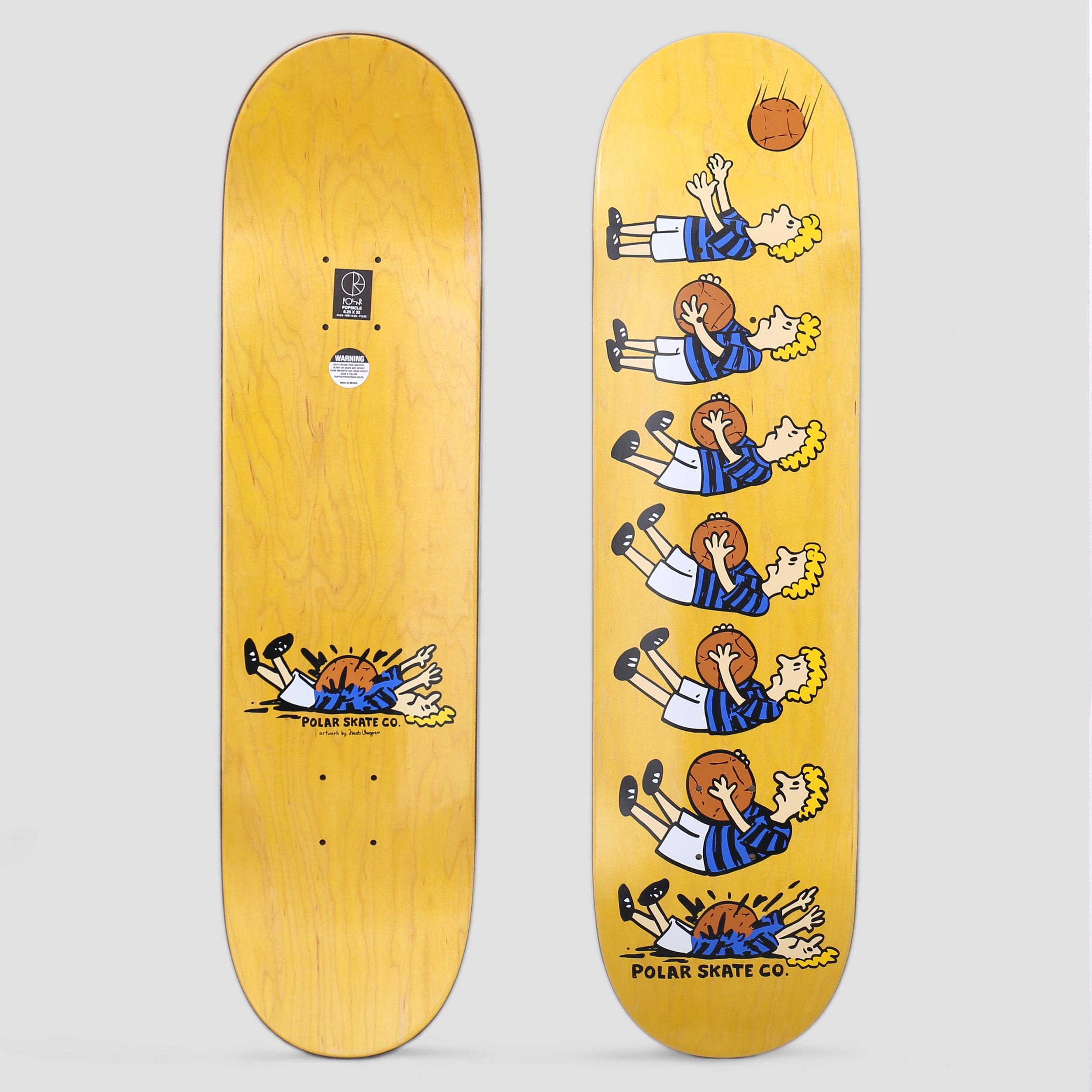 Polar 8.25 Team Model Basketball Skateboard Deck