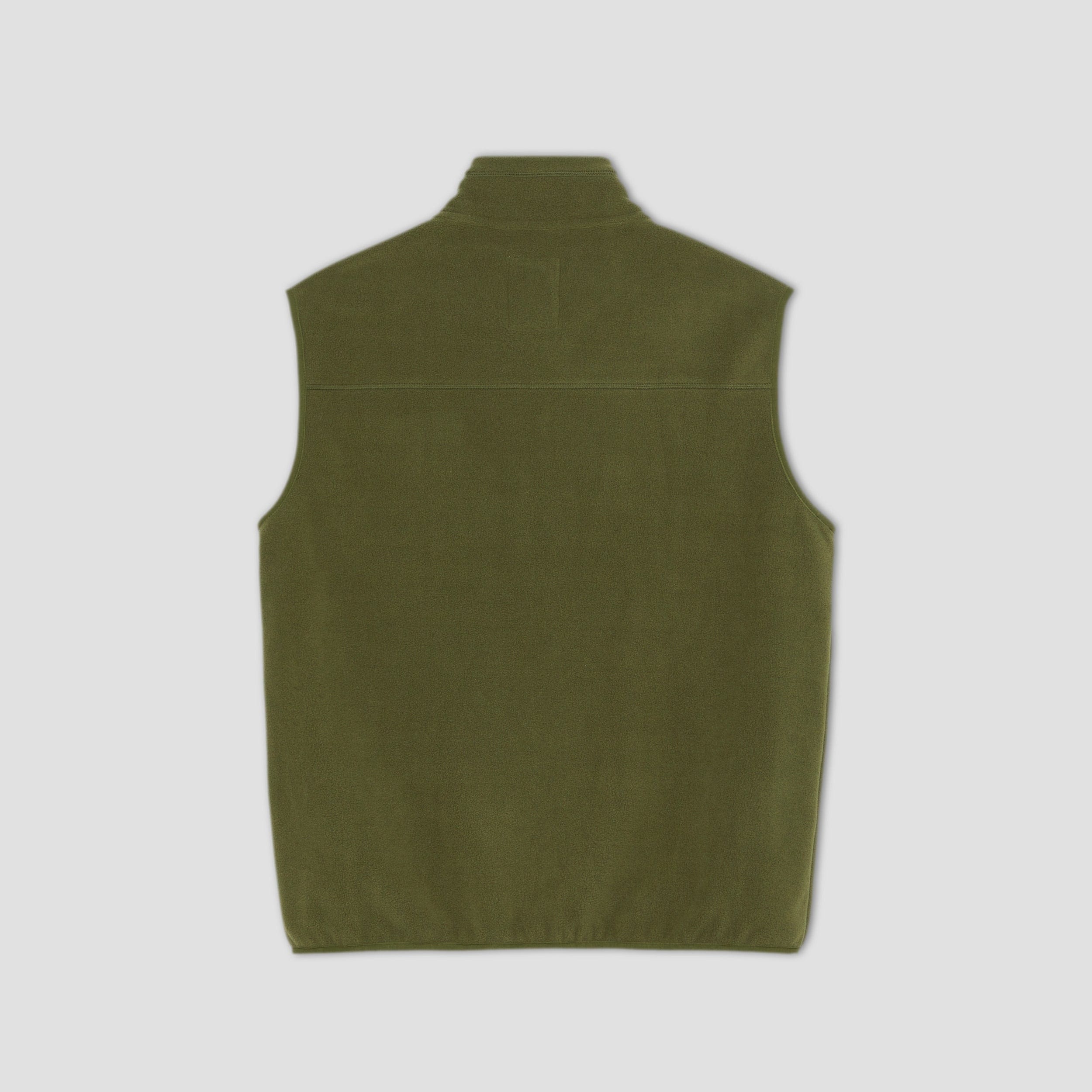 Polar Basic Fleece Vest Army Green