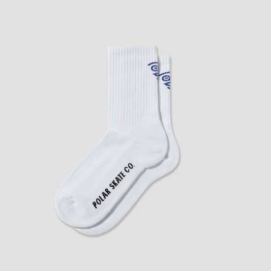 Polar Face Socks White