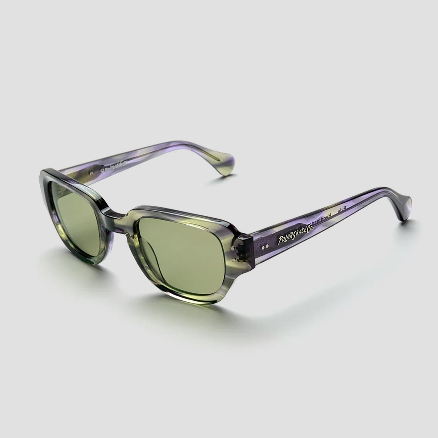 Polar Skate Co Sunglasses Pyle Violet Green