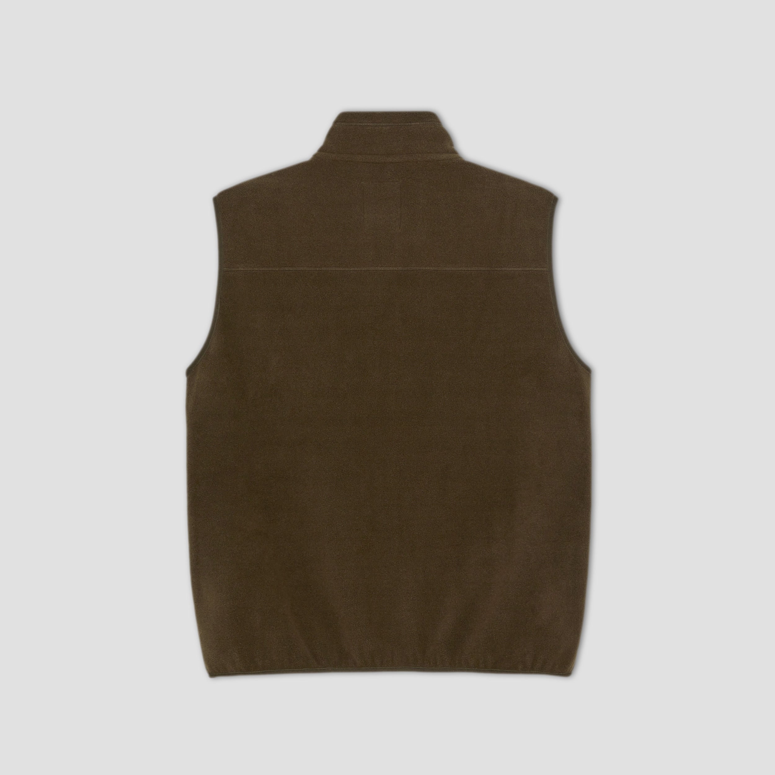Polar Basic Fleece Vest Brown