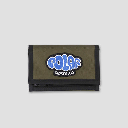 Polar Bubble Logo Key Wallet Olive