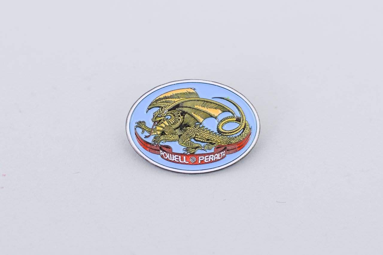 Powell Peralta Oval Dragon Lapel Pin Badge