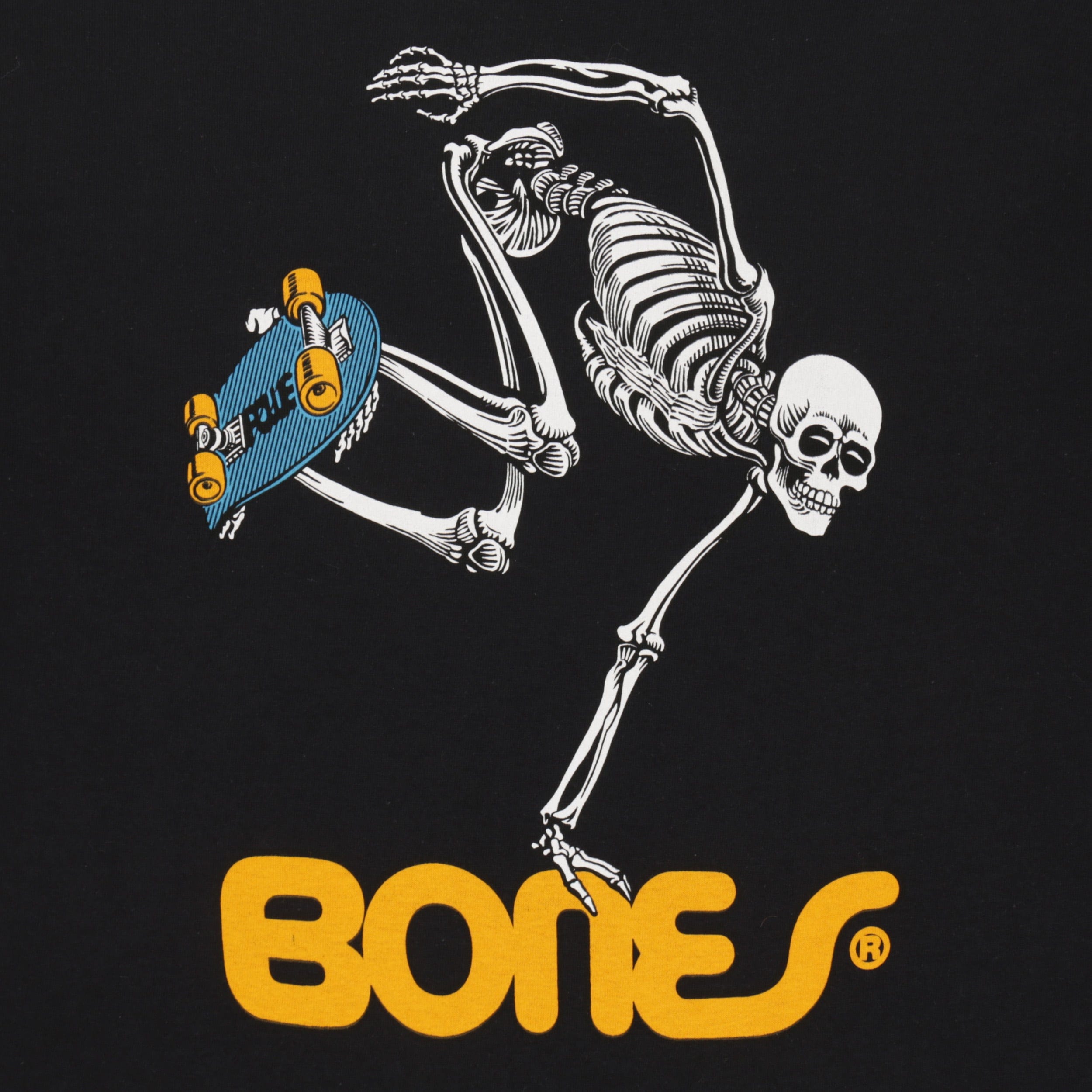 Powell Peralta Skateboard Skeleton T-Shirt Black