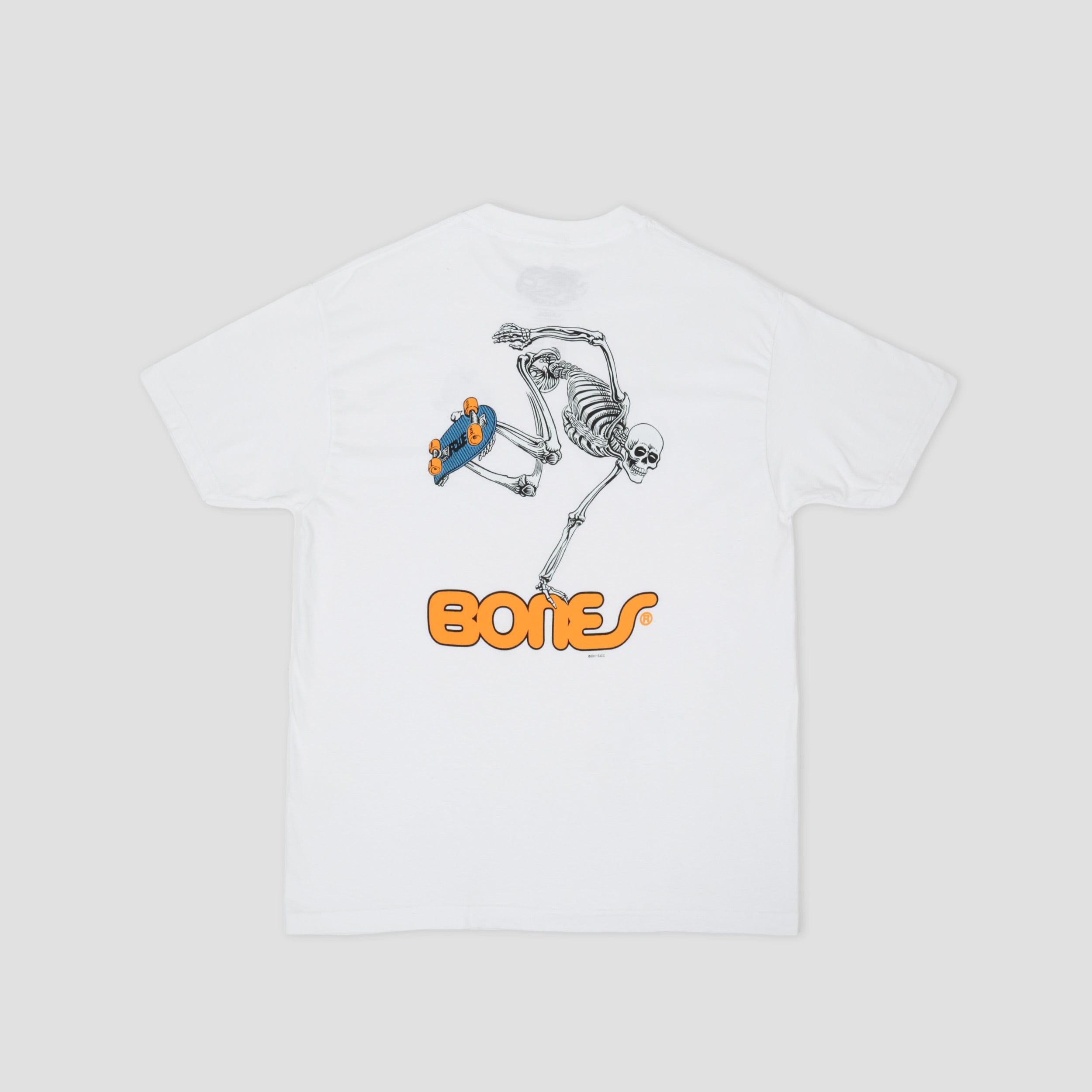 Powell Peralta Skateboard Skeleton T-Shirt White