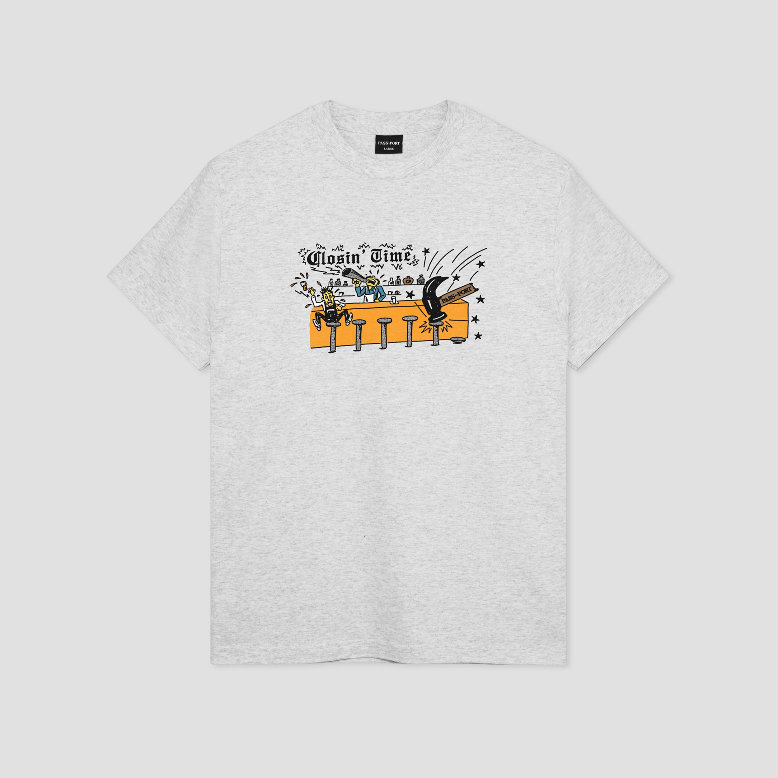 Passport Closin' Time T-Shirt Ash