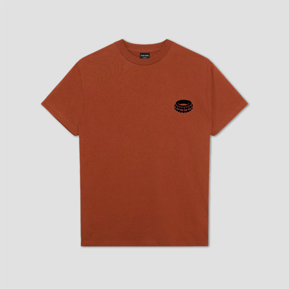 PassPort Flat Tyre T-Shirt Texas Orange