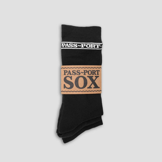 Passport Hi Sox Socks 3 Pack R42 Black