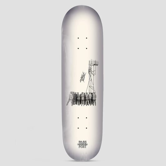 Passport 8.125 Horses By Jesse Olsen High Diver Skateboard Deck Silver