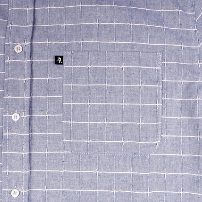 PassPort Line Wire Shirt Shortsleeve Blue