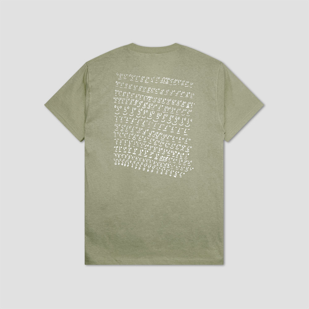 PassPort Many Faces T-Shirt Stonewash Green