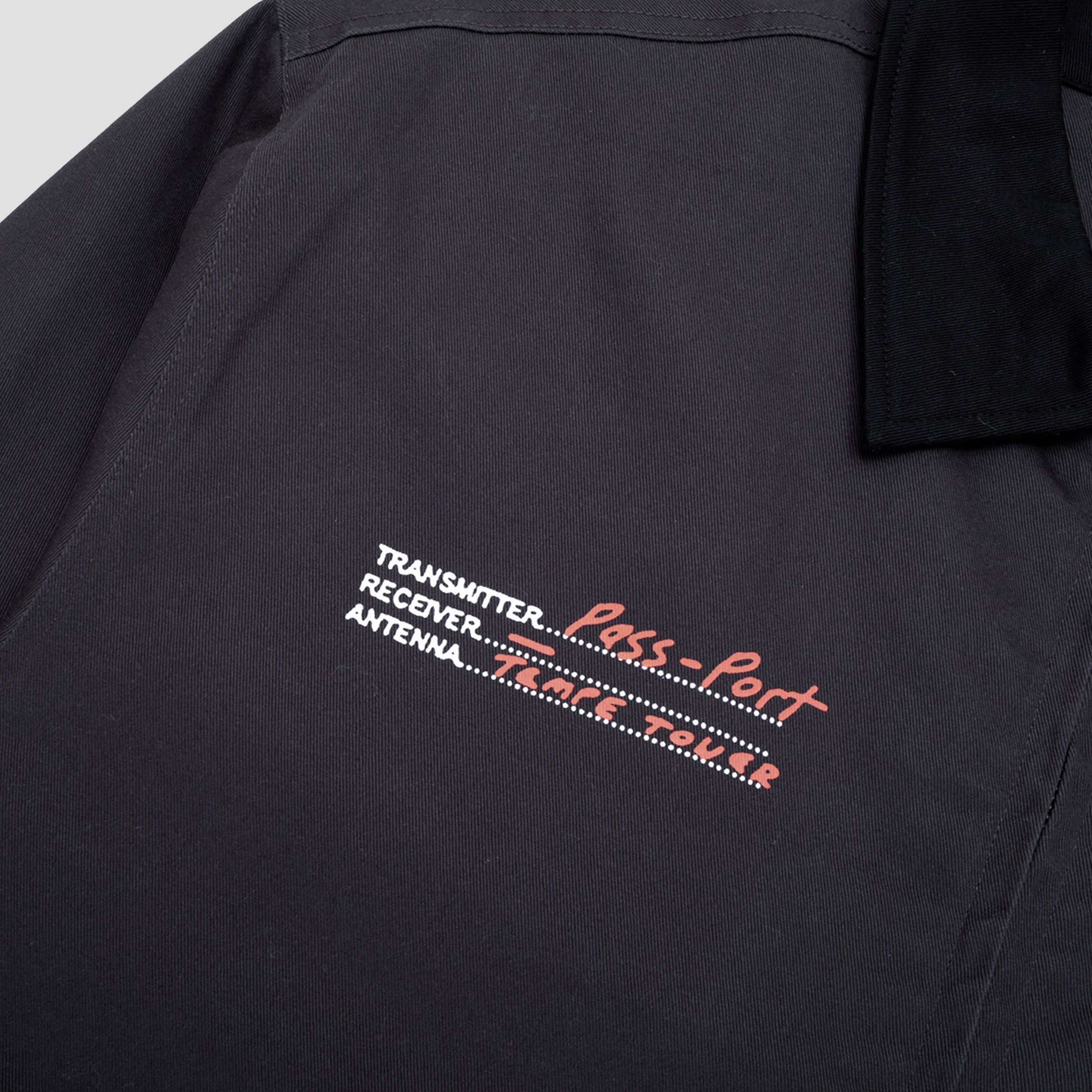 Passport Radio Silence Workers Jacket Charcoal