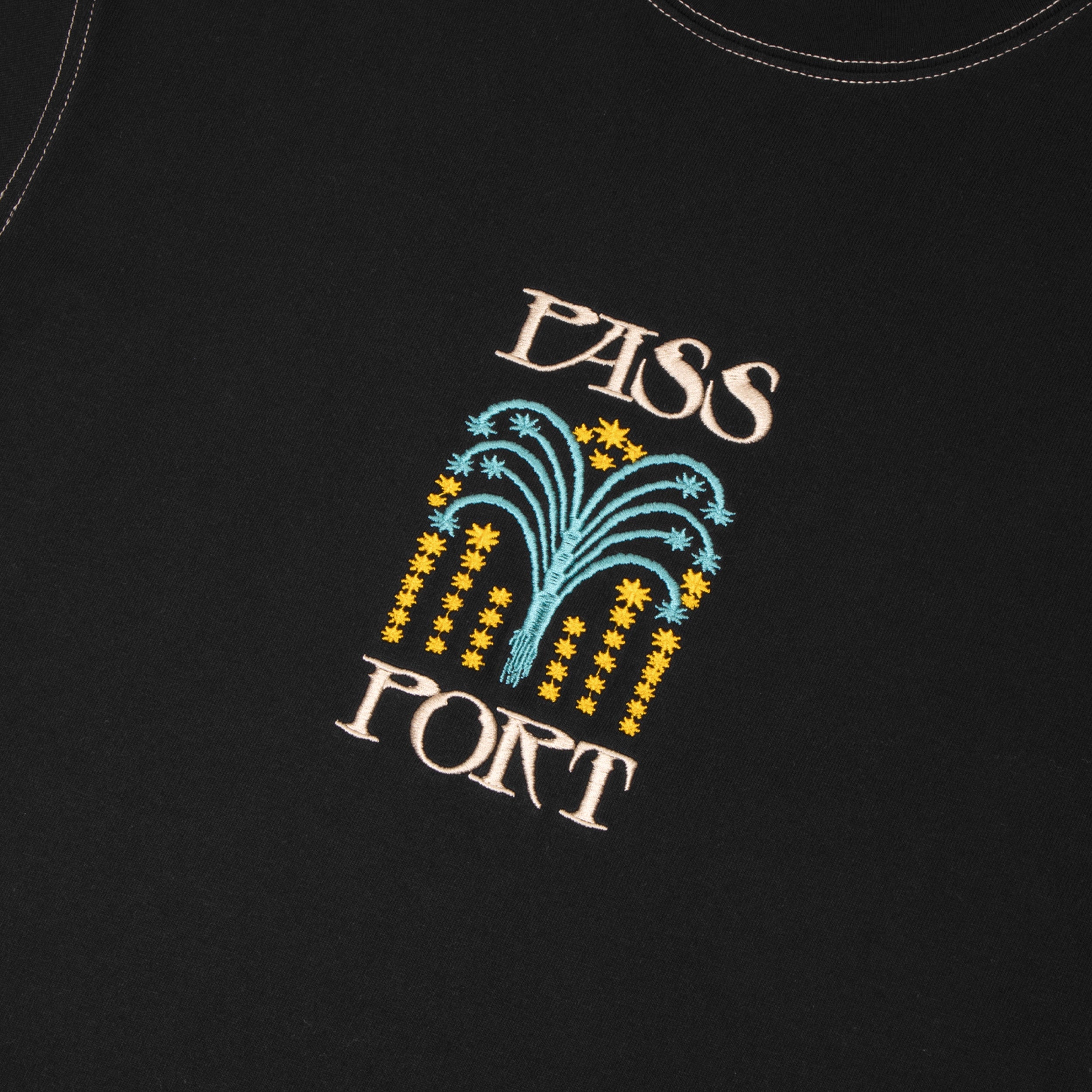 Passport Roman Candle T-Shirt Black
