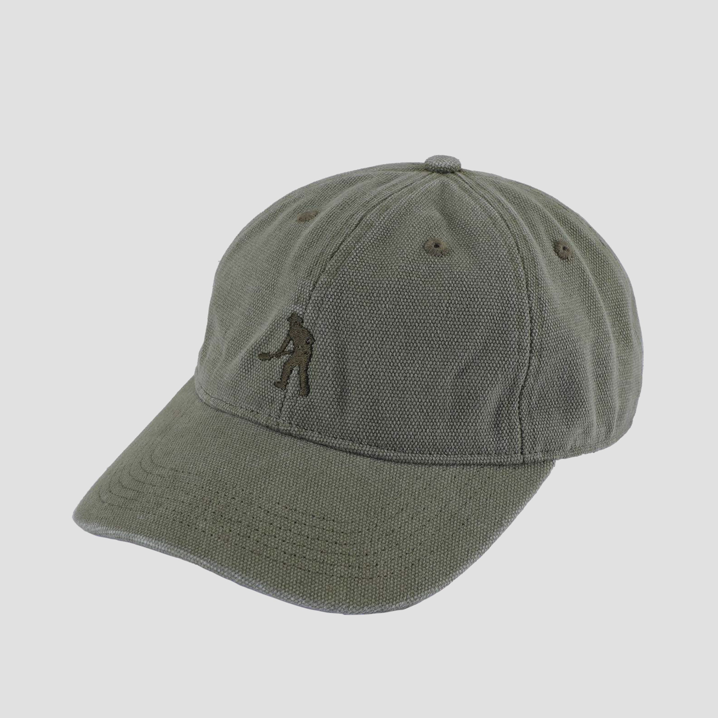 Passport Solid Leagues Cap Washed Dark Military