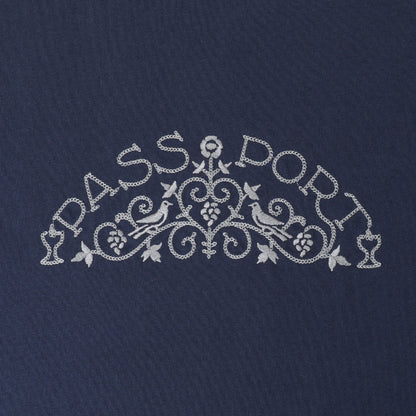 Passport Vineyard Birds T-Shirt Navy