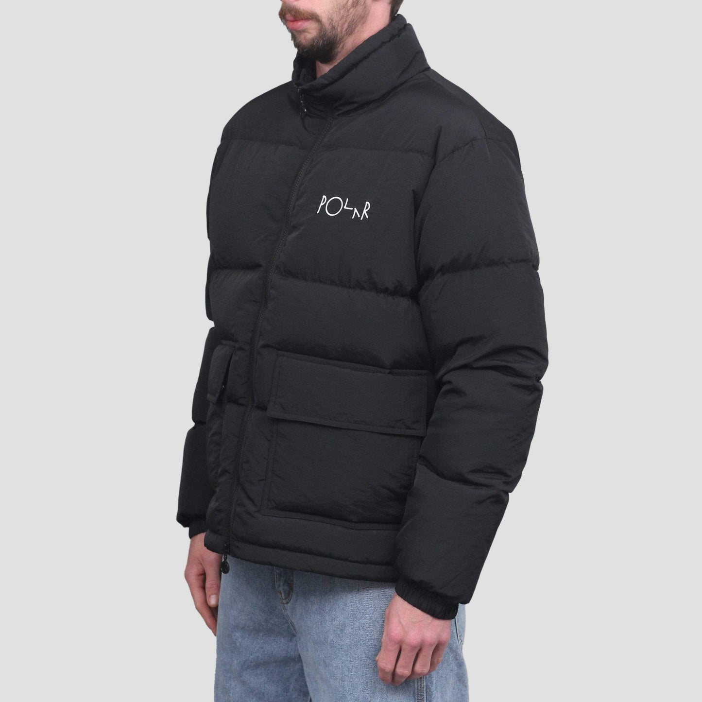 Polar Pocket Puffer Jacket Black