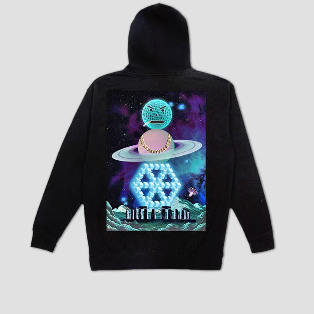 Quartersnacks Spaceman Hood Black