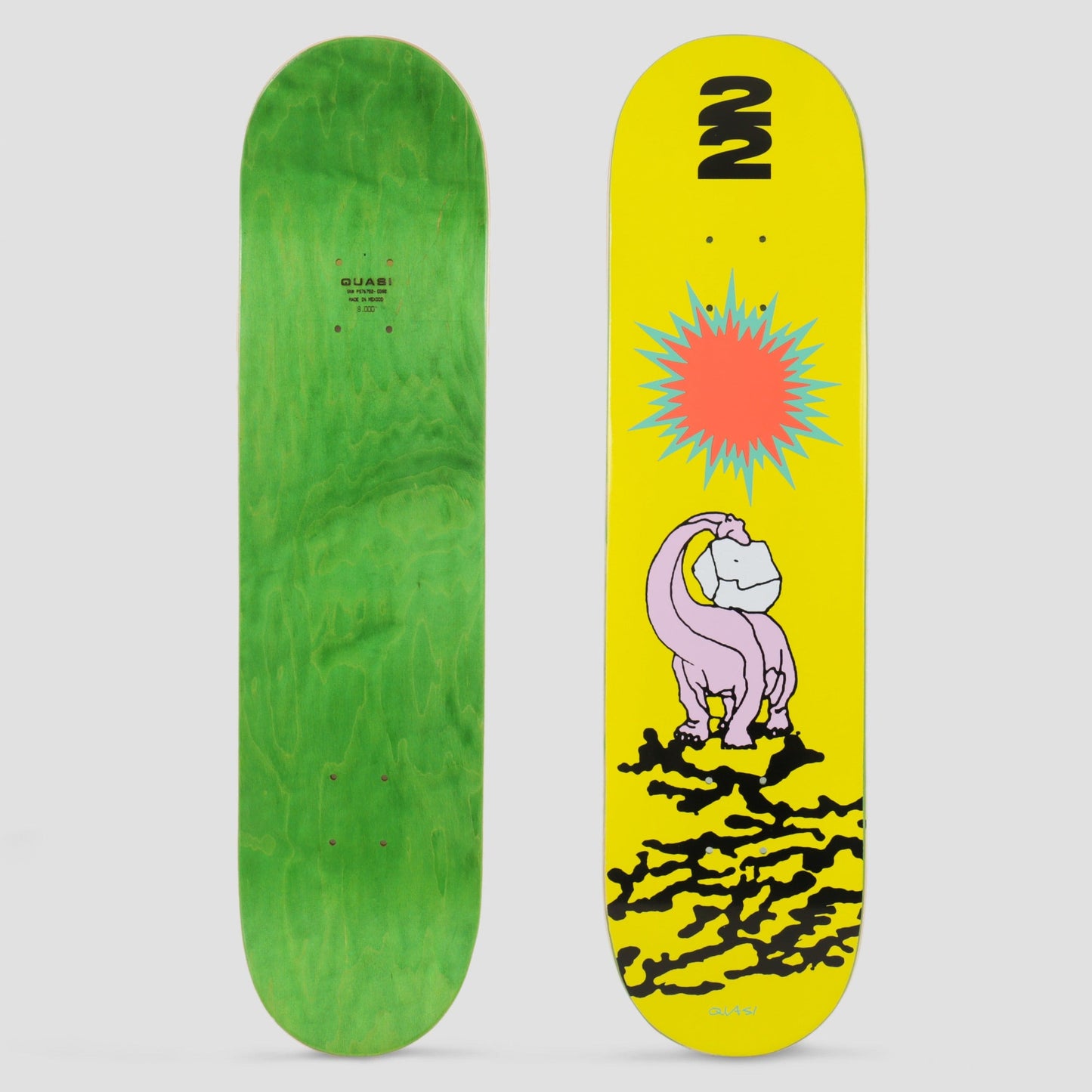 Quasi 8.0 Dino 1 Skateboard Deck