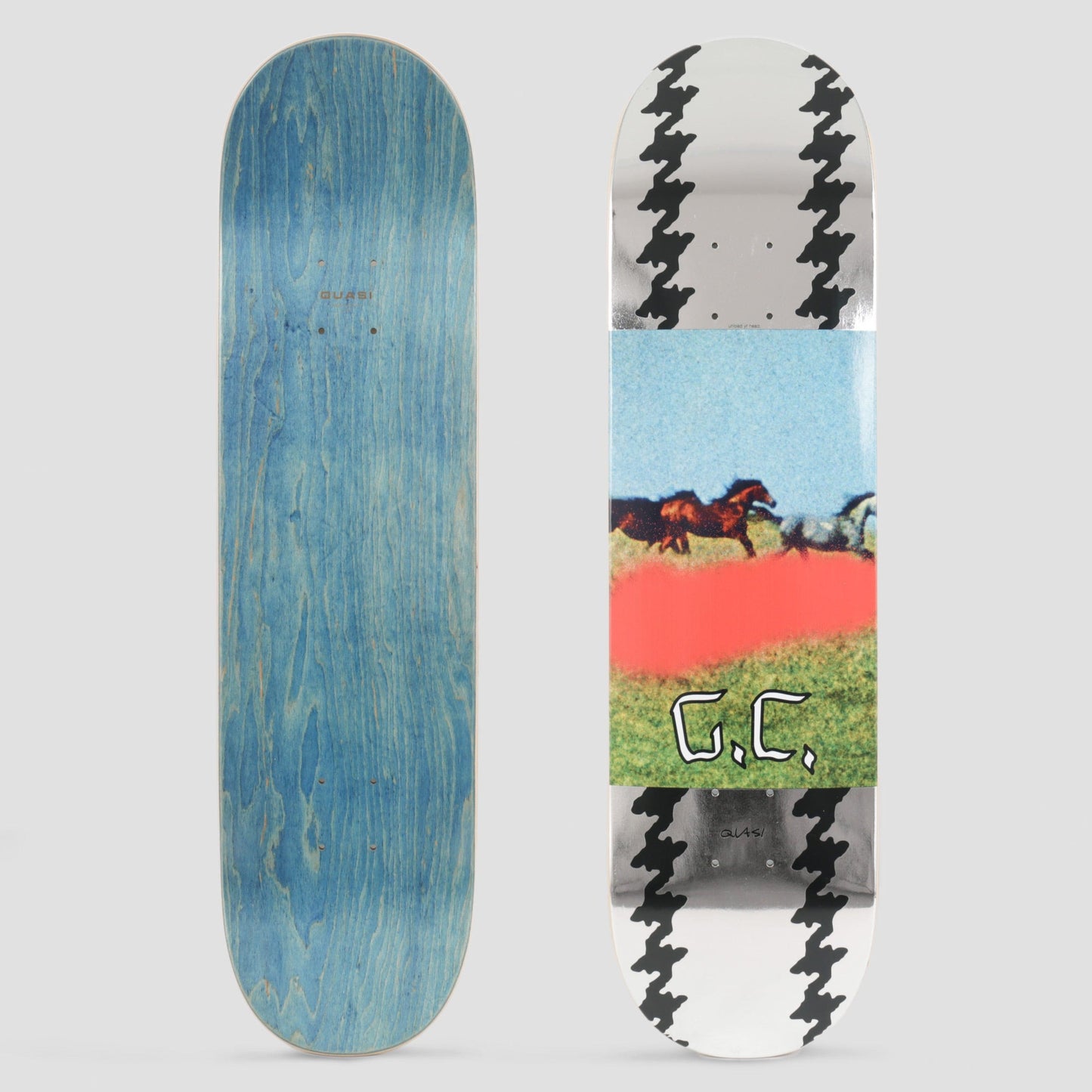 Quasi 8.125 Crockett Horses Skateboard Deck