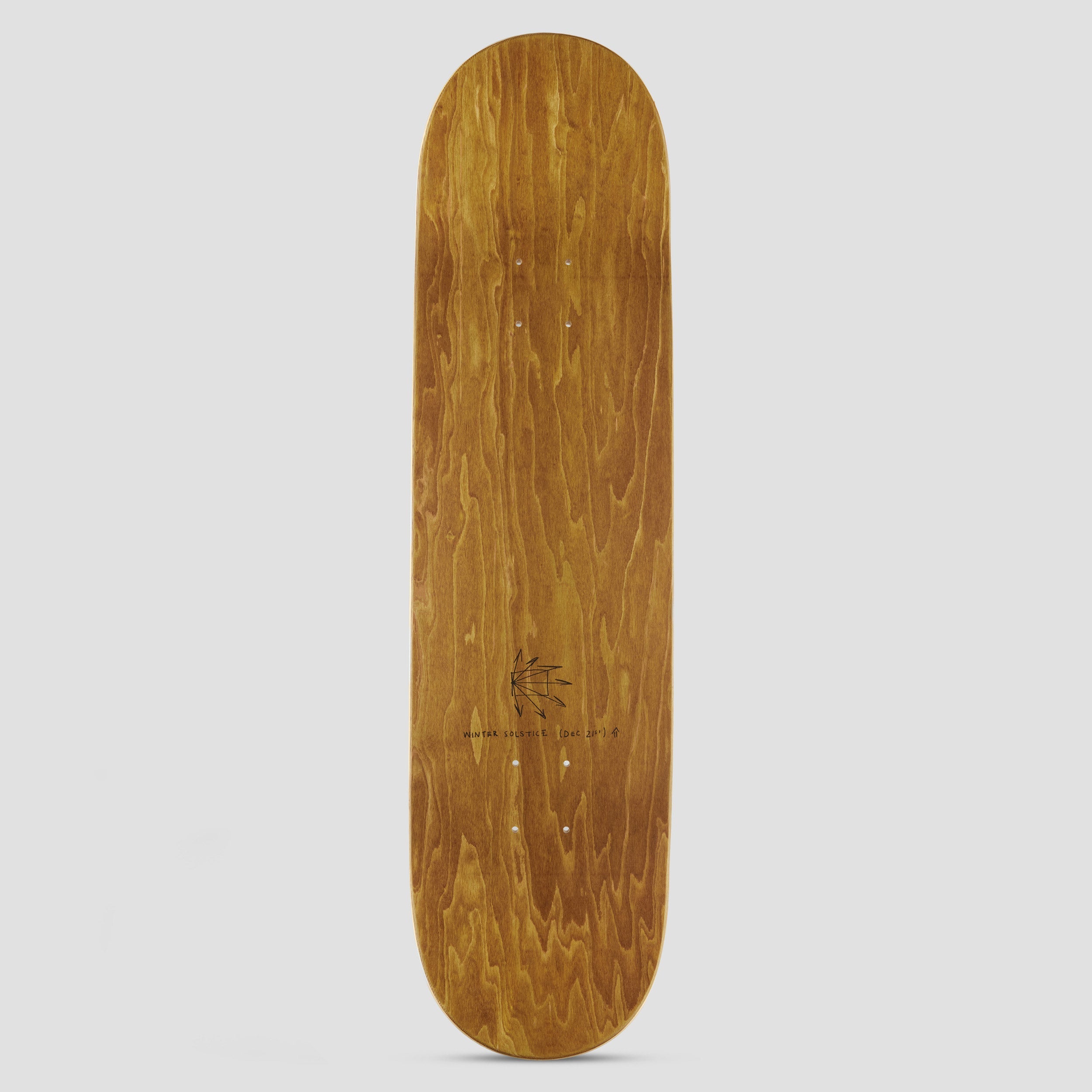 Rassvet x Rock Solid 8.5 Skateboard Deck Black